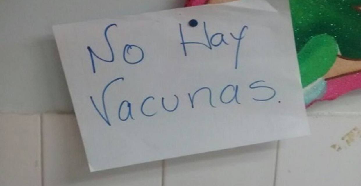 La Sociedad Venezolana de Puericultura y Pediatría alerta que no hay vacunas en el país